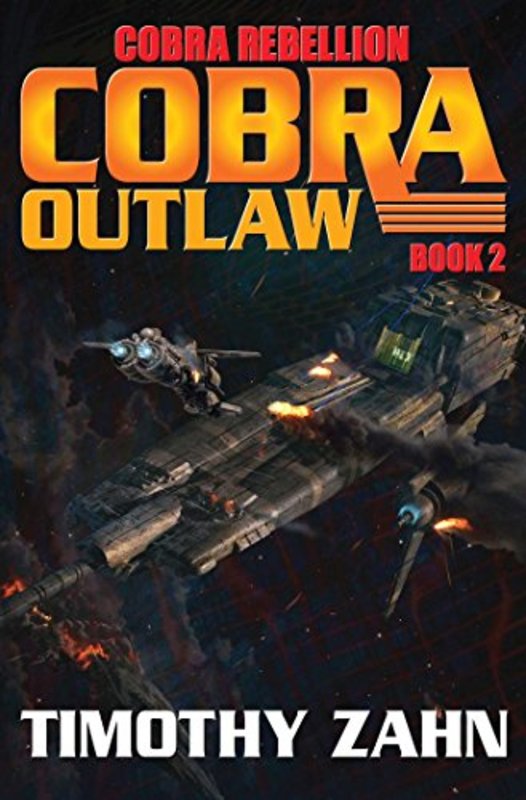 Book cover for "Cobra Outlaw" by Timothy Zahn