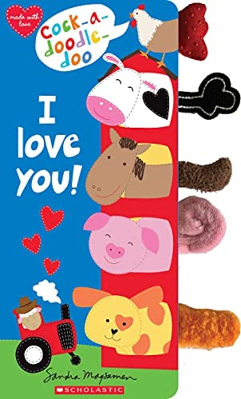 Book cover for "Cock-a-Doodle Doo, I Love You!" by Sandra Magsamen