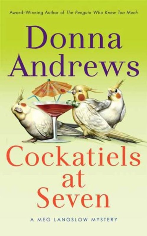 Book cover for "Cockatiels at Seven" by Donna Andrews