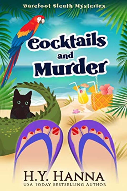 Book cover for "Cocktails and Murder" by HY Hanna