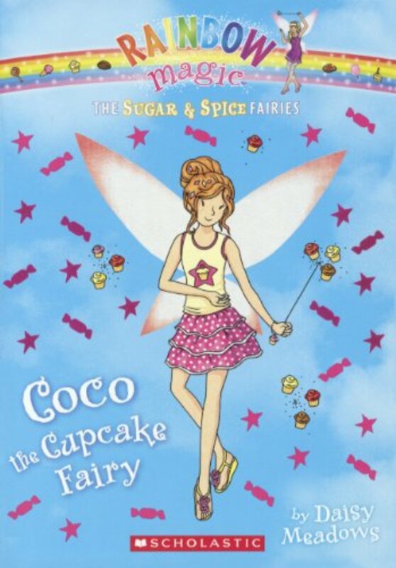 Book cover for "Coco the Cupcake Fairy" by Daisy Meadows