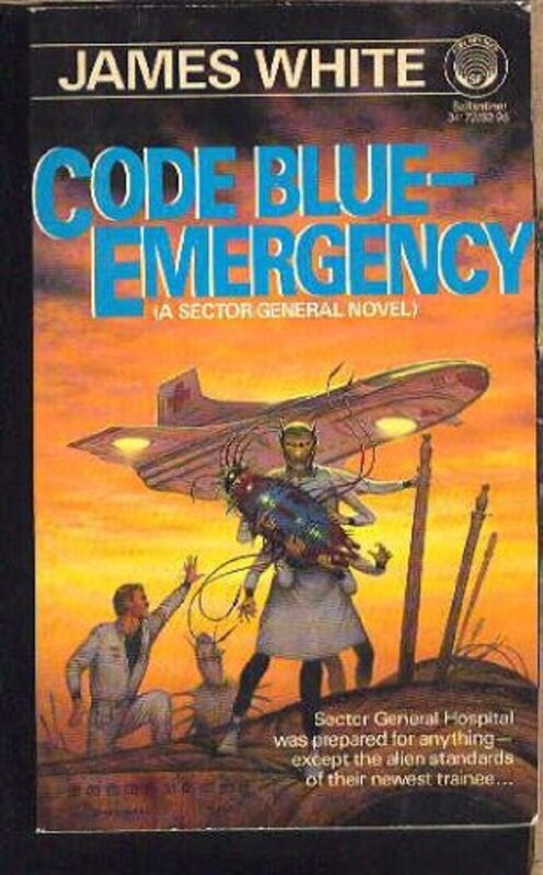 Book cover for "Code Blue -Emergency" by James White