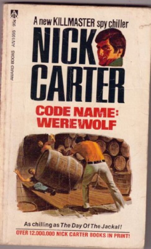 Book cover for "Code Name: Werewolf" by Nick Carter