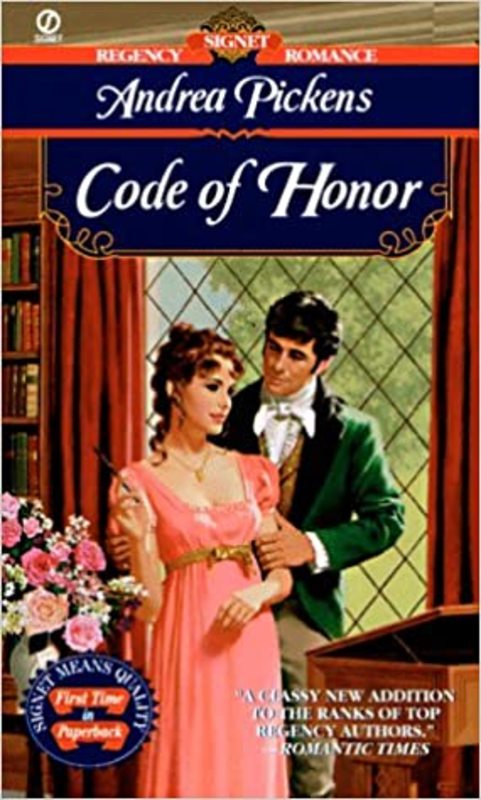 Book cover for "Code of Honor" by Andrea Penrose