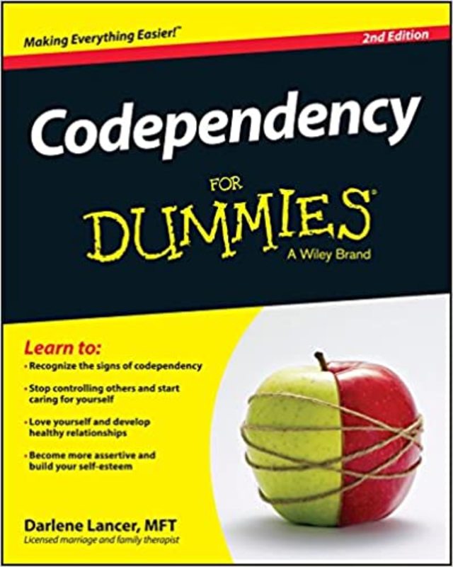 Book cover for "Codependency For Dummies" by Darlene Lancer