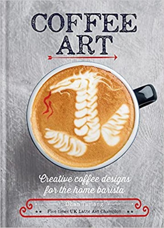 Book cover for "Coffee Art" by Dhan Tamang