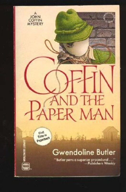 Book cover for "Coffin And The Paper Man" by Gwendoline Butler