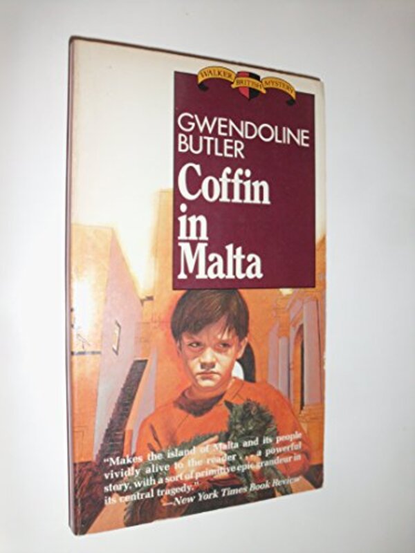 Book cover for "Coffin In Malta" by Gwendoline Butler