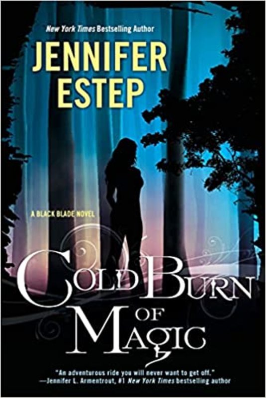 Book cover for "Cold Burn of Magic" by Jennifer Estep