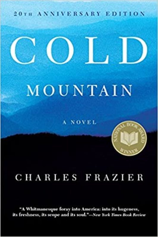 Book cover for "Cold Mountain" by Charles Frazier