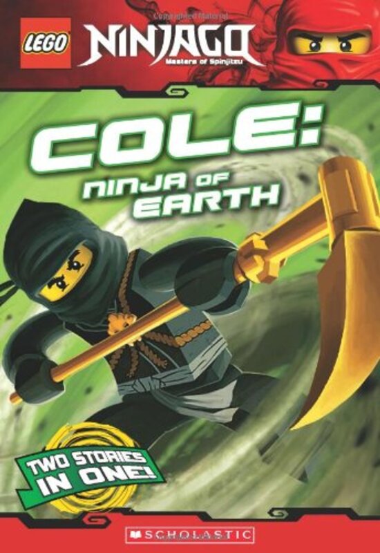 Book cover for "Cole, Ninja of Earth" by Greg Farshtey