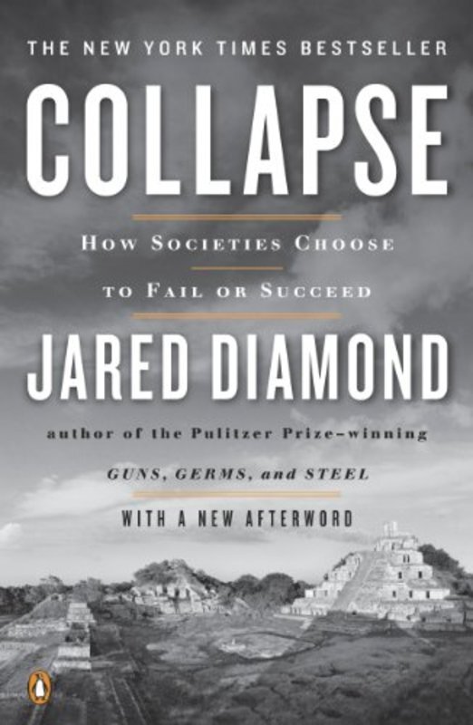 Book cover for "Collapse" by Jared Diamond