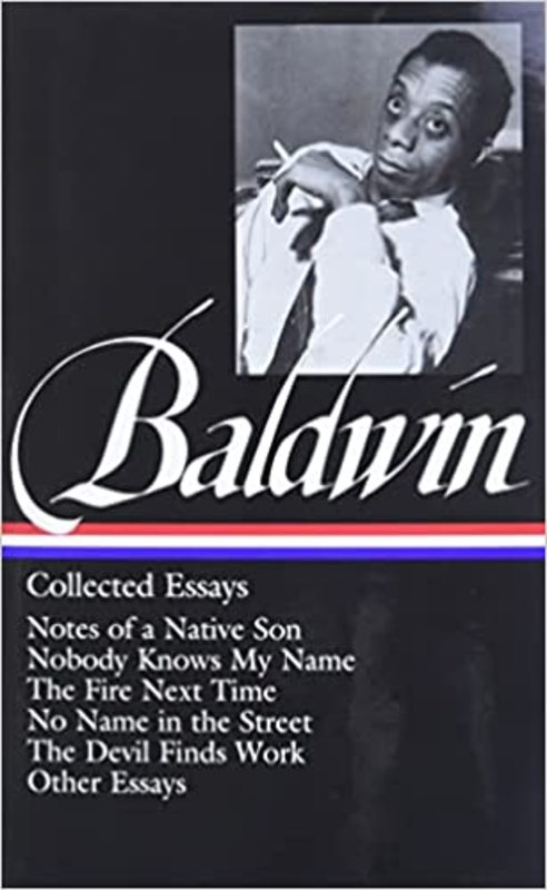 Book cover for "Baldwin: Collected Essays" by James Baldwin