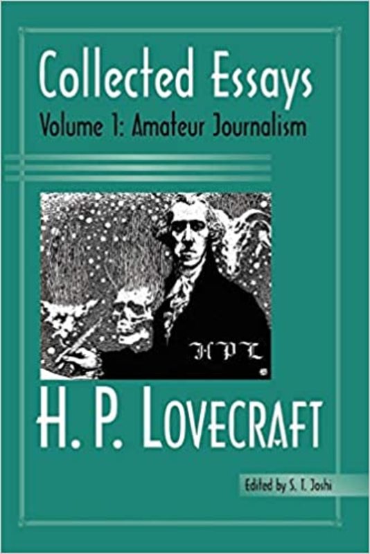 Book cover for "Collected Essays of H. P. Lovecraft, Vol. 1" by H. P. Lovecraft