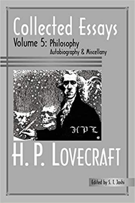 Book cover for "Collected Essays of H. P. Lovecraft, Vol. 5" by H. P. Lovecraft