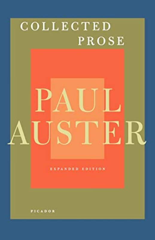 Book cover for "Collected Prose" by Paul Auster