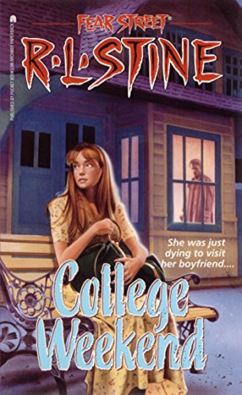 Book cover for "College Weekend" by R.L. Stine