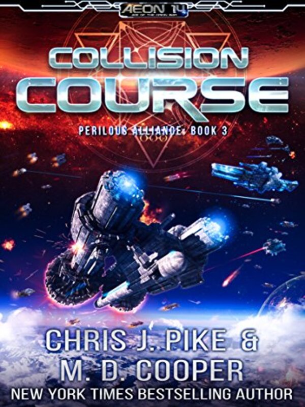 Book cover for "Collision Course" by MD Cooper