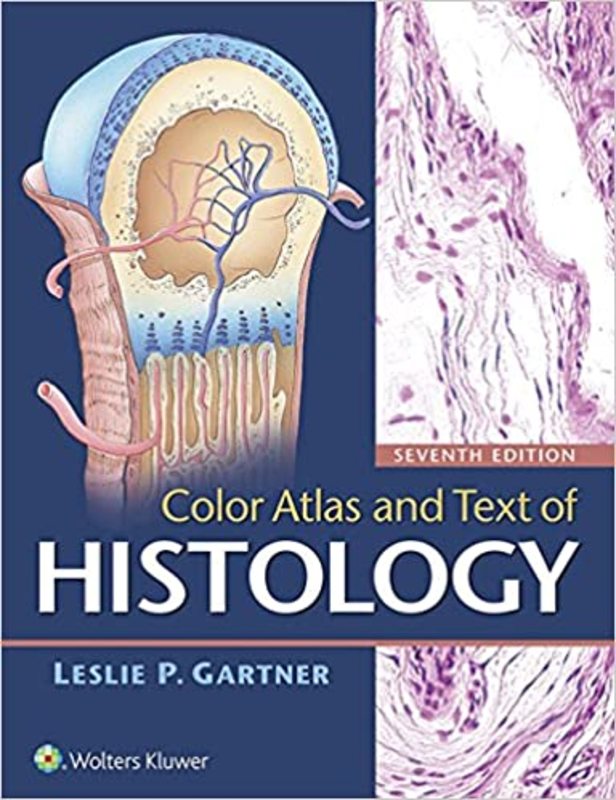 Book cover for "Color Atlas and Text of Histology" by Leslie P. Gartner