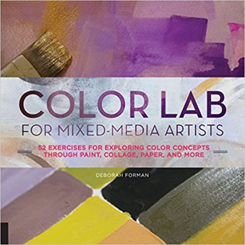 Book cover for "Color Lab for Mixed-Media Artists" by Deborah Forman