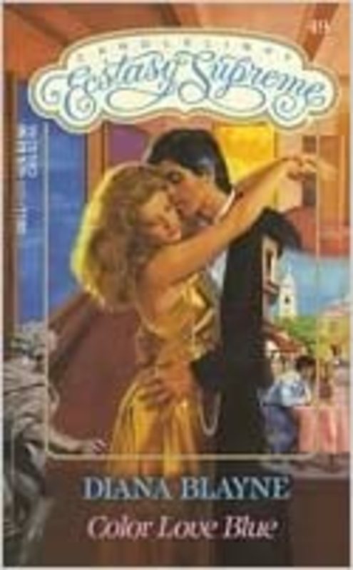 Book cover for "Color Love Blue" by Diana Palmer