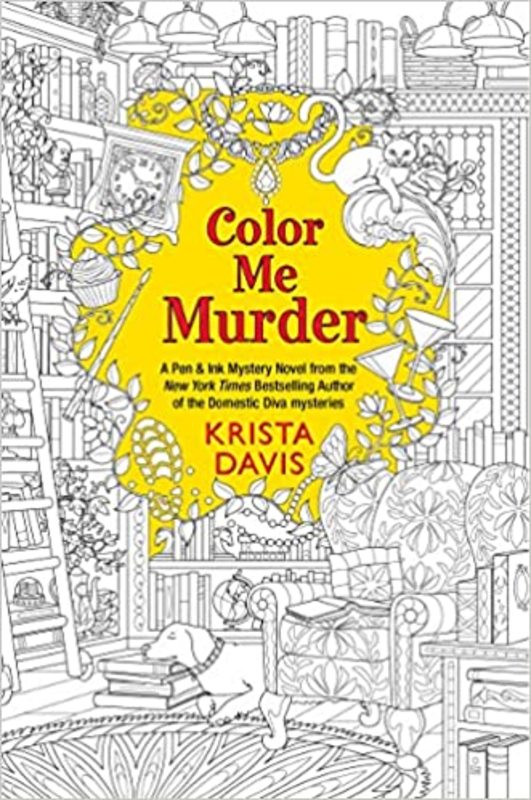 Book cover for "Color Me Murder" by Krista Davis