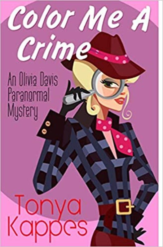 Book cover for "Color Me a Crime" by Tonya Kappes