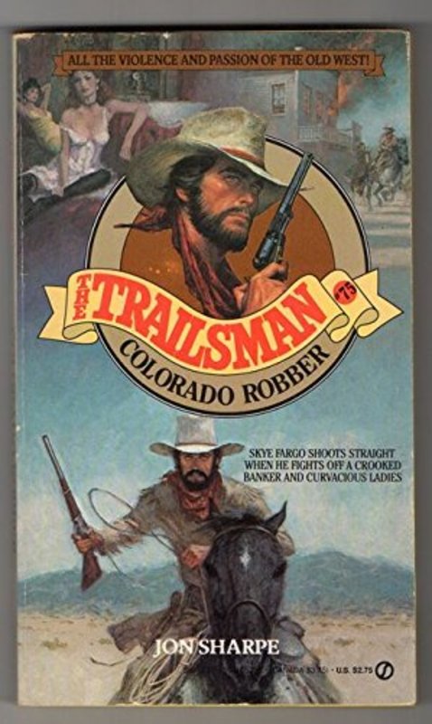 Book cover for "Colorado Robber" by Jon Sharpe