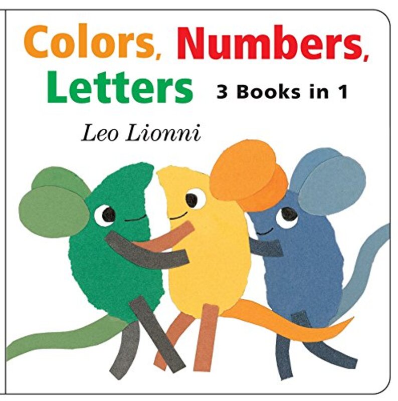 Book cover for "Colors, Numbers, Letters" by Leo Lionni