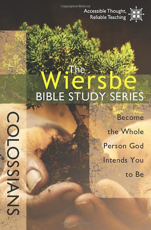 Book cover for "Colossians" by Warren W Wiersbe