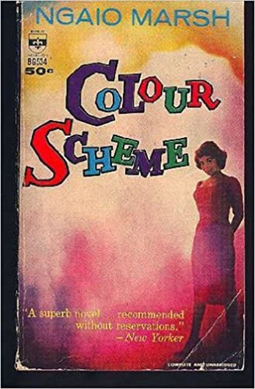 Book cover for "Colour Scheme" by Ngaio Marsh