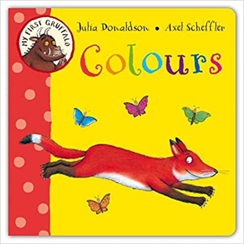 Book cover for "Colours" by Julia Donaldson
