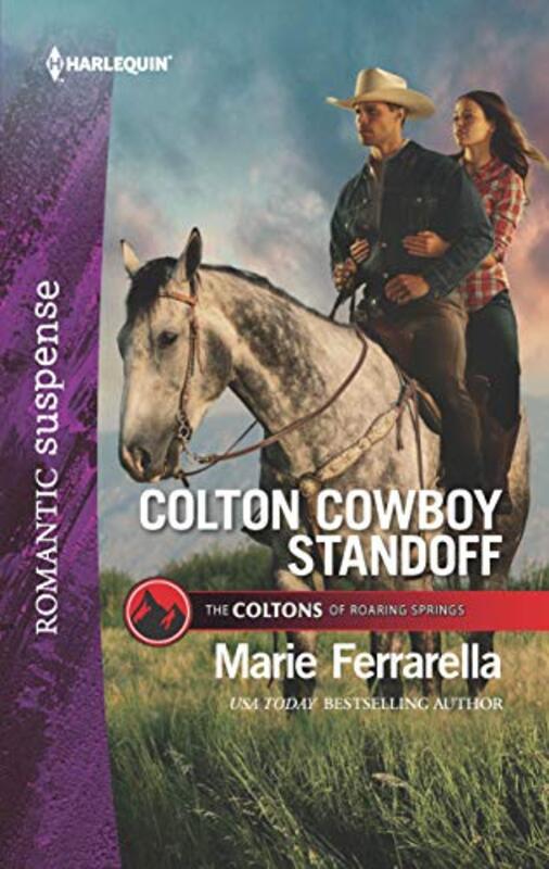Book cover for "Colton Cowboy Standoff" by Marie Ferrarella