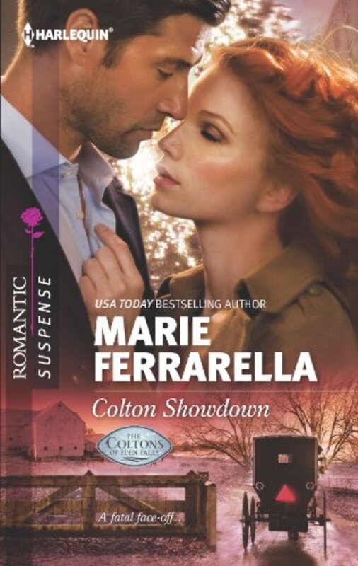 Book cover for "Colton Showdown" by Marie Ferrarella