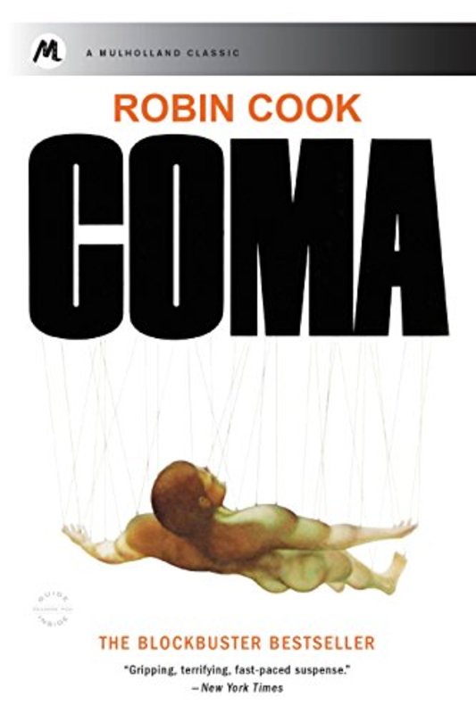 Book cover for "Coma" by Robin Cook