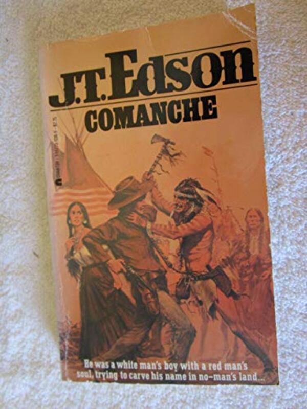 Book cover for "Comanche" by JT Edson