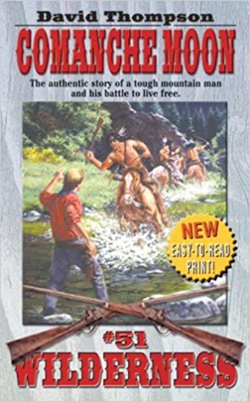 Book cover for "Comanche Moon" by David Robbins