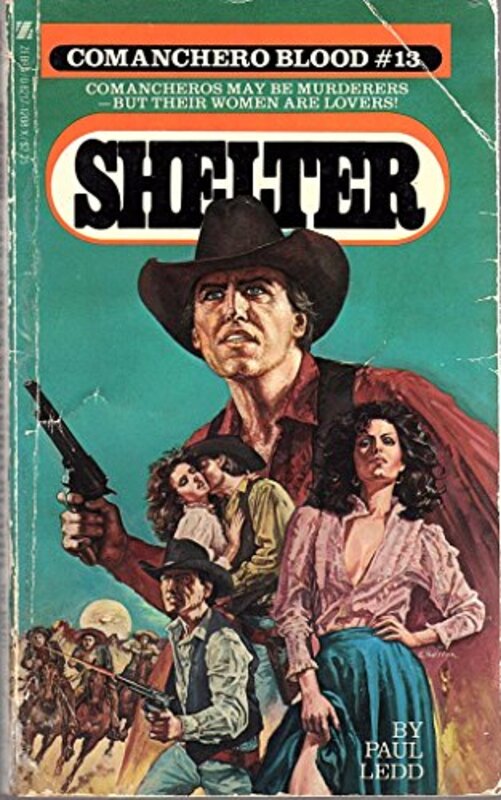 Book cover for "Comanchero Blood" by P Ledd