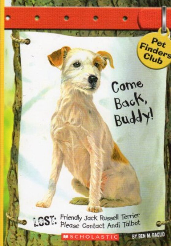 Book cover for "Come Back, Buddy!" by Ben M Baglio