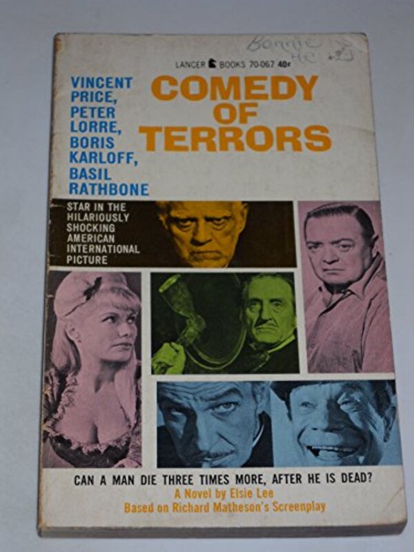 Book cover for "Comedy of Terrors" by Richard Matheson
