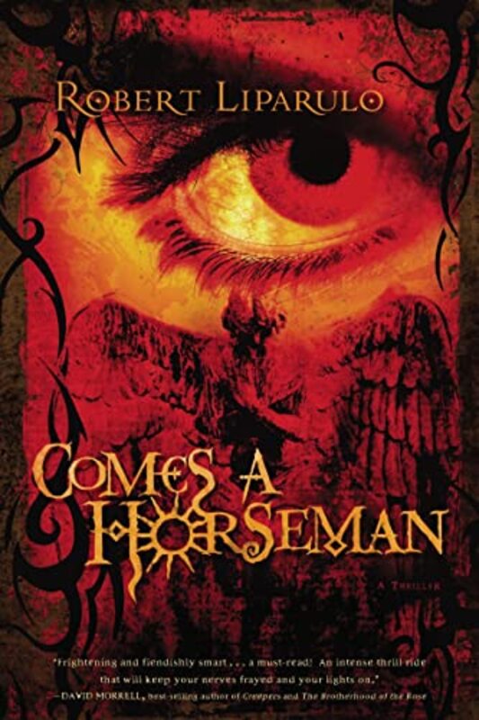 Book cover for "Comes a Horseman" by Robert Liparulo