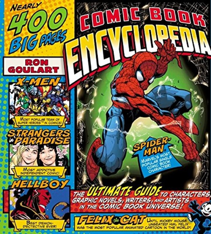 Book cover for "Comic Book Encyclopedia" by Ron Goulart