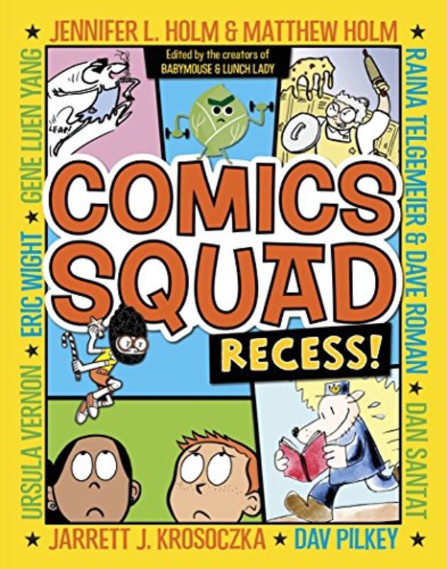 Book cover for "Comics Squad" by Jennifer L Holm