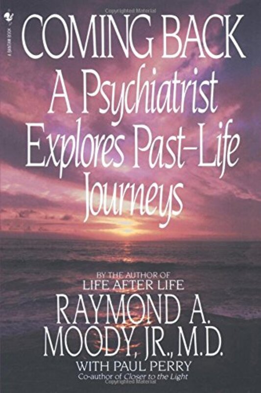 Book cover for "Coming Back" by Raymond A Moody Jr