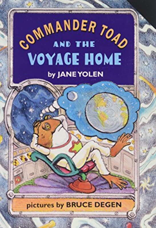 Book cover for "Commander Toad and the Voyage Home" by Jane Yolen