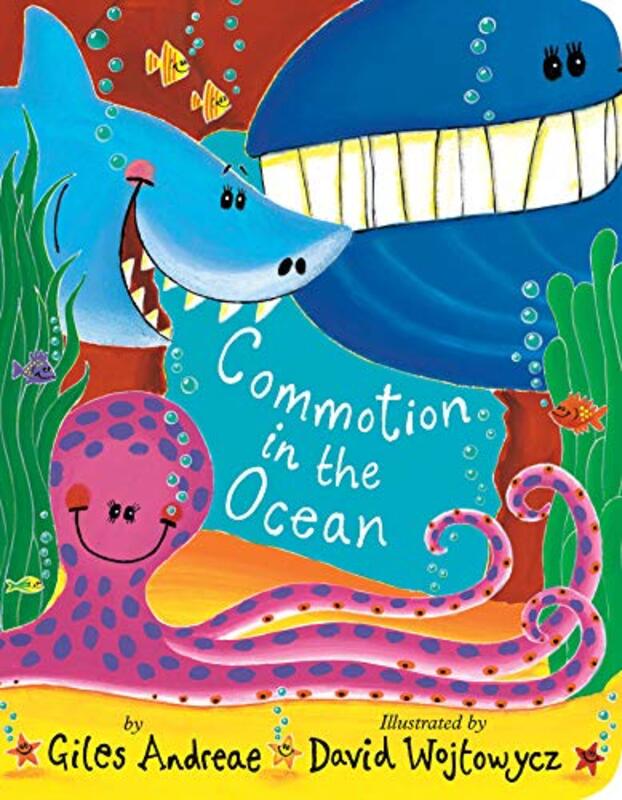 Book cover for "Commotion in the Ocean" by Giles Andreae