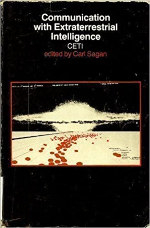 Book cover for "Communication with Extraterrestrial Intelligence" by Carl Sagan