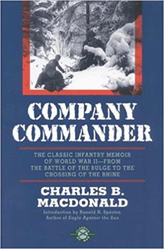 Book cover for "Company Commander" by Charles B. Macdonald