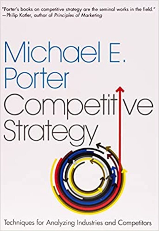 Book cover for "Competitive Strategy" by Michael E. Porter