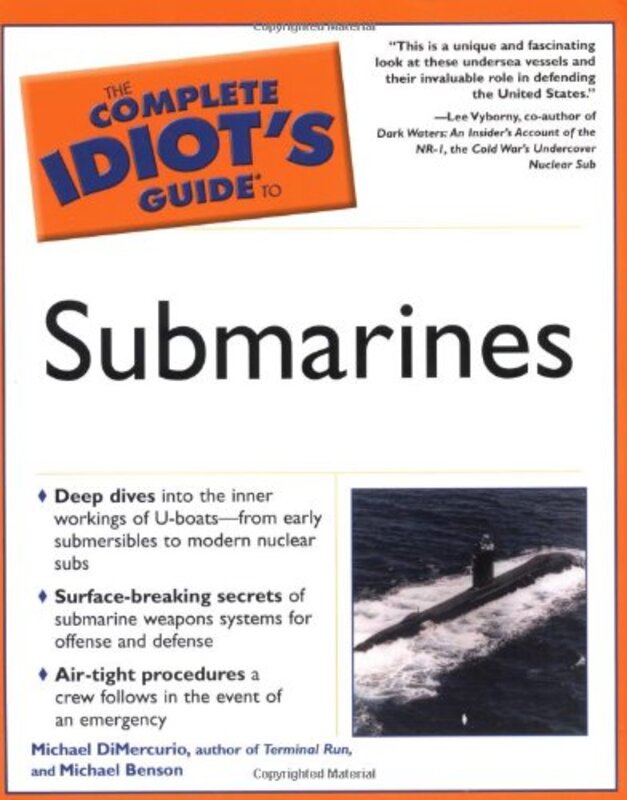 Book cover for "Complete Idiot's Guide to Submarines" by Michael DiMercurio